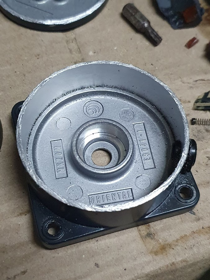"lid" of the elevation motor after cut